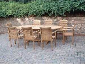 Teak wood stain fold away patio chairs