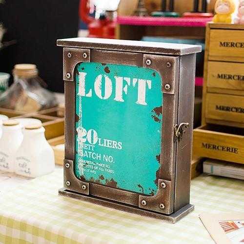 Teal Loft Key Box - Teal