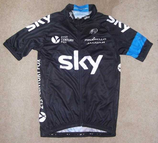 Team Sky Supporters 2015 Replica Cycle Jersey and Two Bib Shorts Size Medium