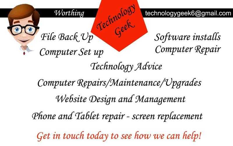 Technology Geek - Technology Services PhonePCTablet Repairs, Website Design and Management etc