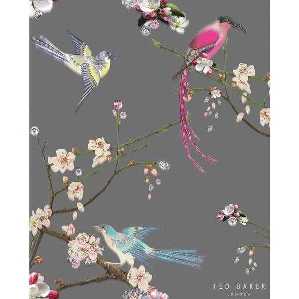 TED BAKER Flight of the Orient Grey ArTile BRAND NEW IN BOX selling for 150.00 (WORTH 250)