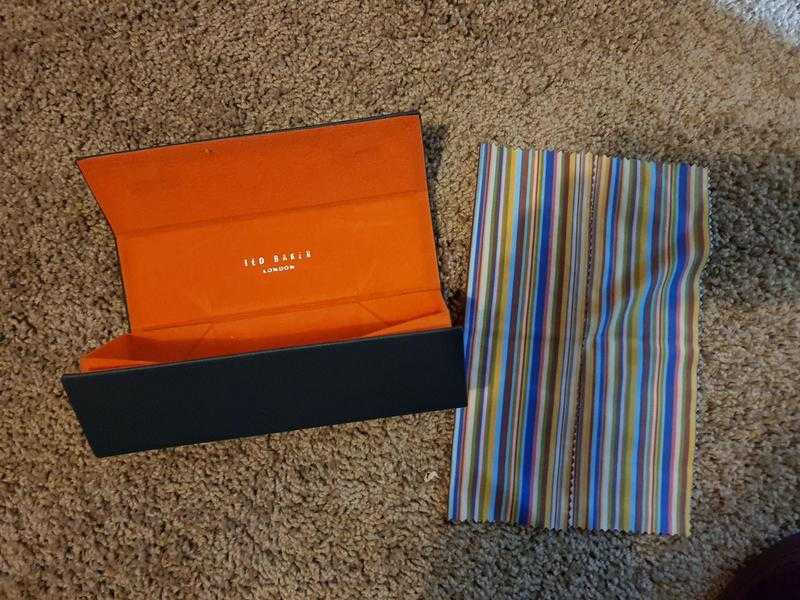 Ted Baker glasses case with cloth new