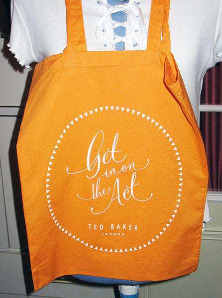 Ted Baker Shopper Bag Orange 100 Cotton