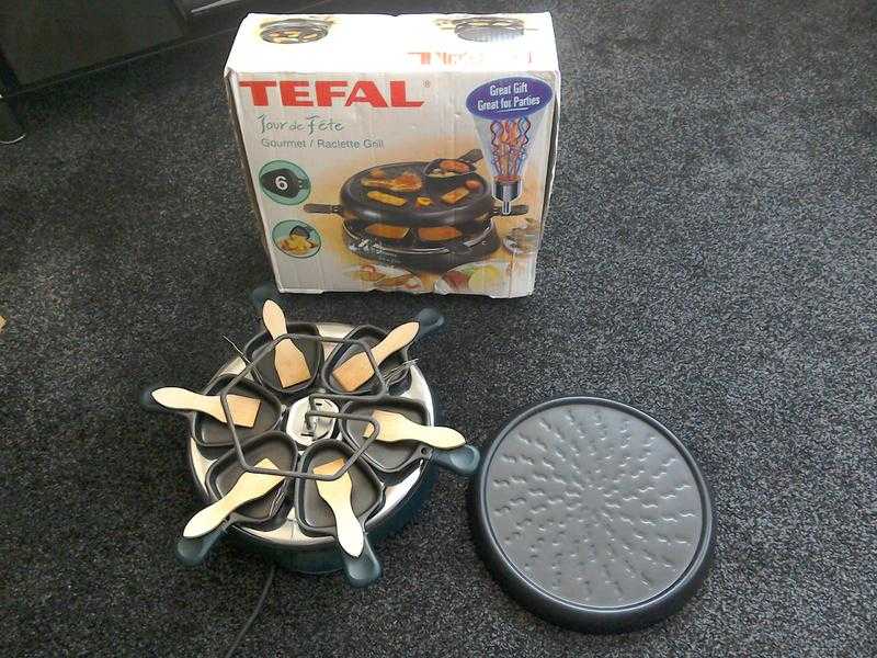 TEFAL ELECTRIC RACLETTE GRILL