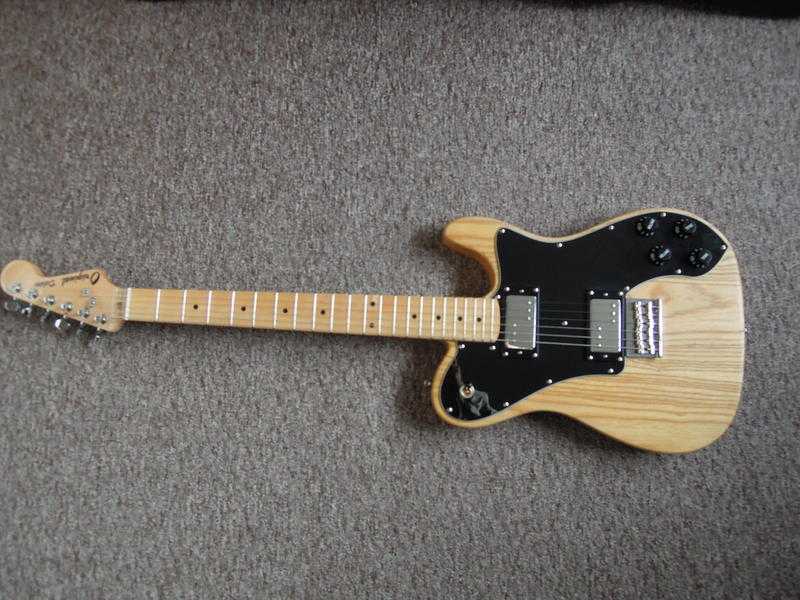 Telecaster Deluxe style electric guitar UK luthier made