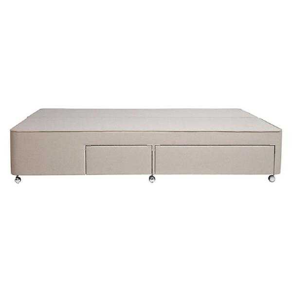 Tempur Continental Divan Base With 4 Drawers, Kingsize - Ex-Display (New) - RRP 599