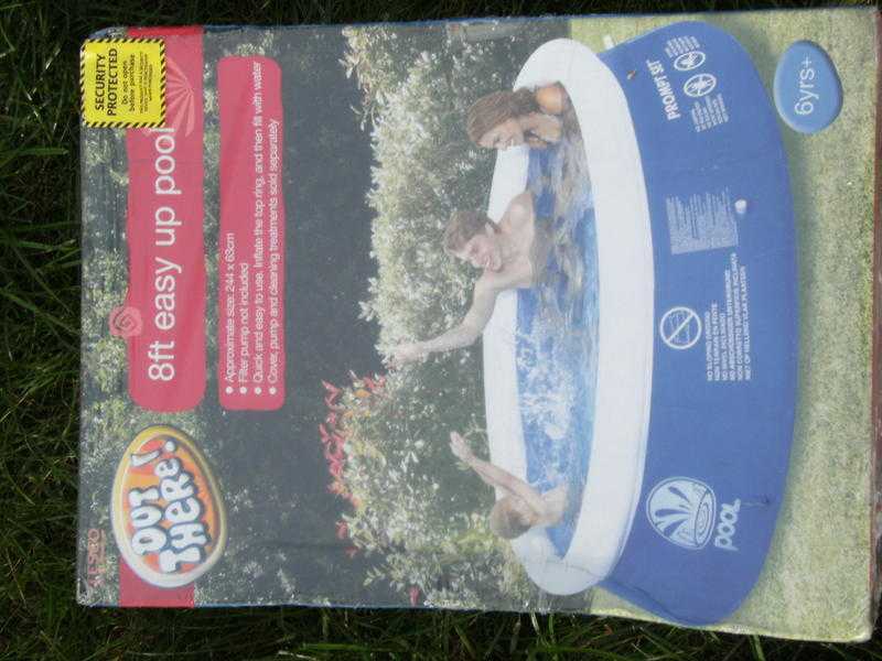 Tesco 8ft Easy Up Pool - brand new in sealed box