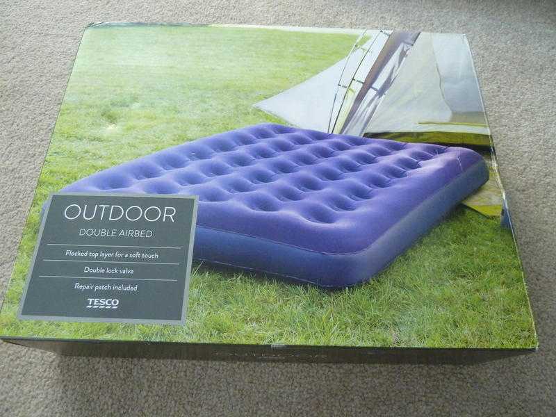 Tesco Flocked Double Airbed