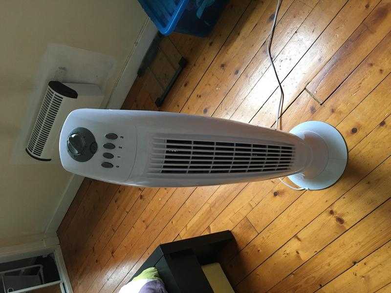 TESCO Standing Oscillating Tower Fan