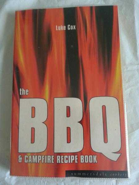 The BBQ amp Campfire receipe book by Luke Cox with plastic sleeve