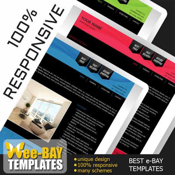 The biggest store with e-Bay listing templates on the market. Free templates available