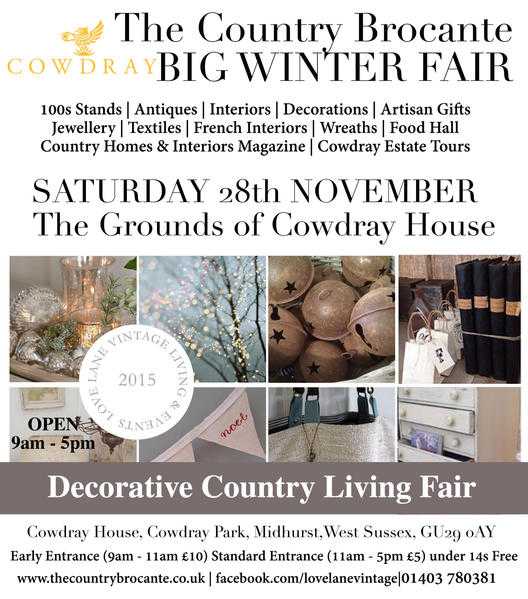 The Country Brocante BIG Winter Fair COWDRAY HOUSE