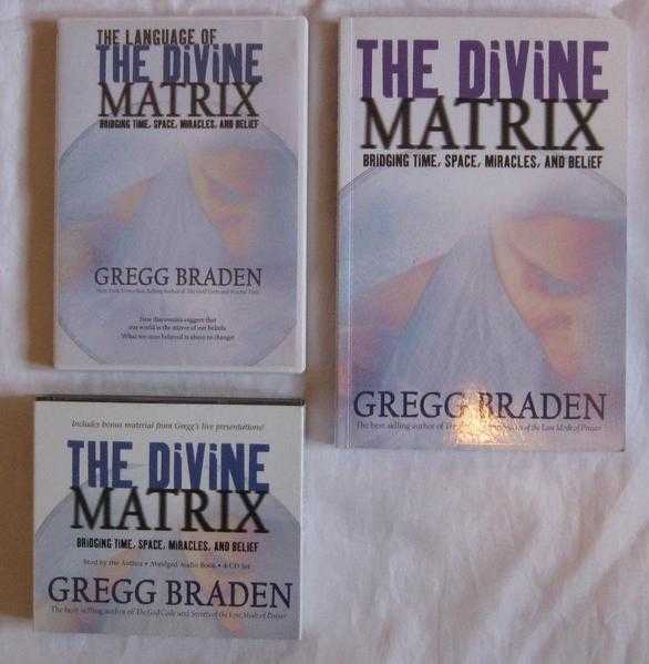 The Divine Matrix DVDs 4 hr film, hcopy Book amp Audio book 4CDs by Gregg Braden