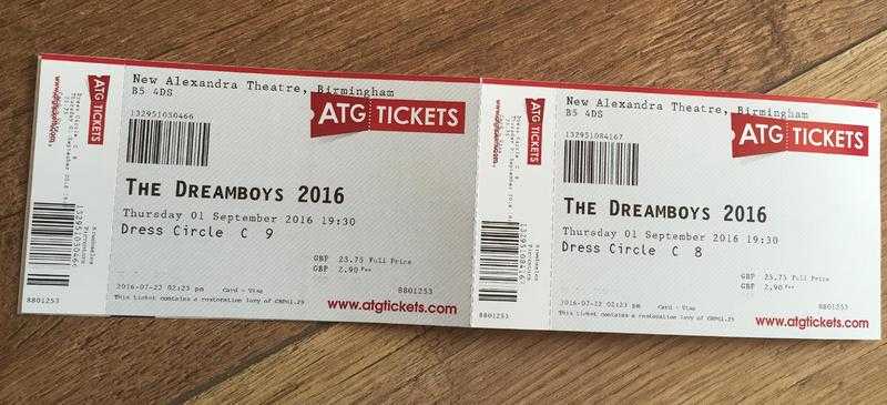 The Dreamboys 2016 with Gary Beadle