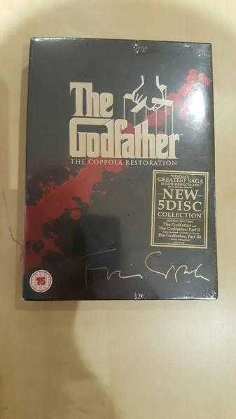 THE GODFATHER. 5 DISC COLLECTION. NEW  SEALED.