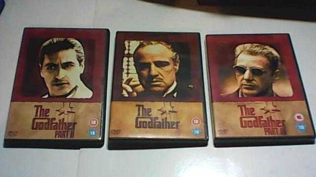 THE GODFATHER PARTS 1, 2, AND 3 - ON 4 DVD039S.