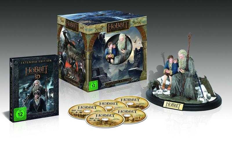 The Hobbit The Battle of the Five Armies 3D Blu-ray incl figure