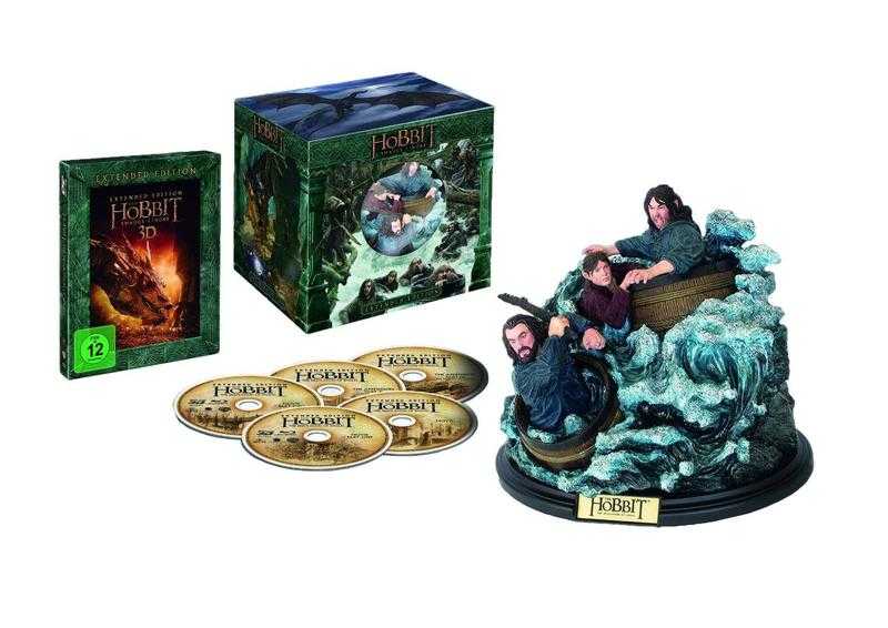 The Hobbit The Desolation of Smaug 3D Blu-ray incl figure