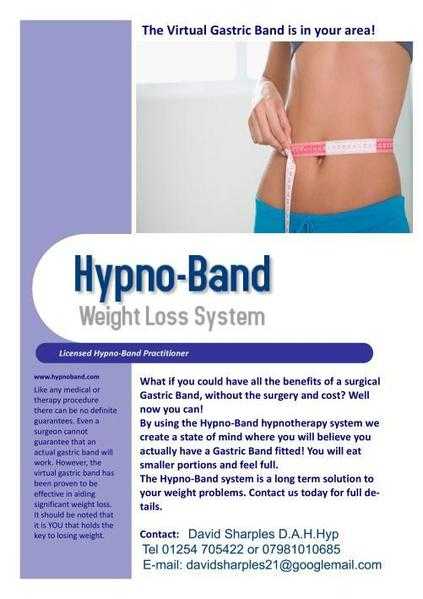 The Hypnoband - Gastric band hypnotherapy.