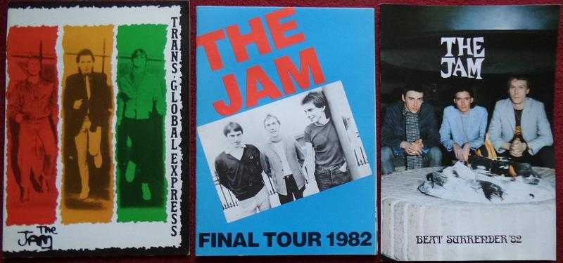 The Jam Tour Programmes