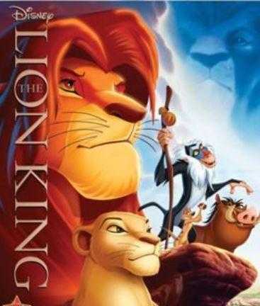 The Lion King dvd (Disney classic)