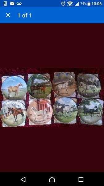 The noble horse collection by spode,  limited edition