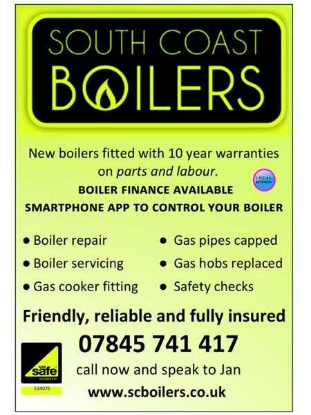 The plumber with a years warranty on workmanship Boiler replacement specialist - gas cooker fitting