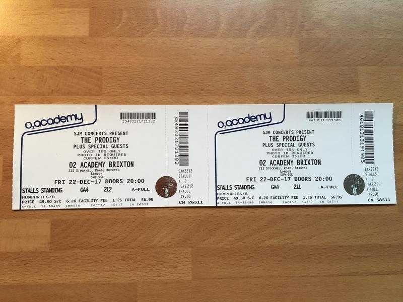 The Prodigy Tickets 221217