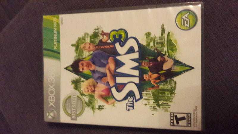 The Sims 3 xbox 360 game