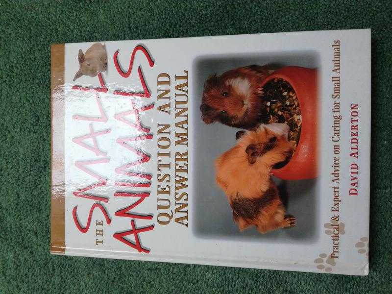 The Small Animals Question and Answer Manual, excellent condition