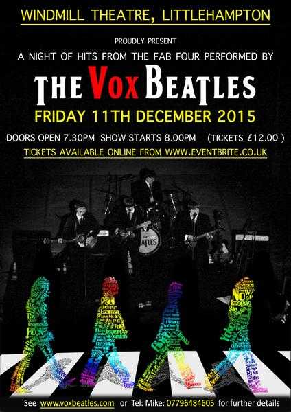 The Vox Beatles at the Windmill Theatre, Littlehampton