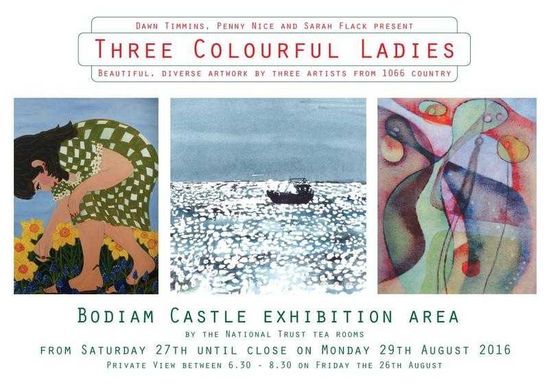 Three Colourful Ladies Art Exhibition