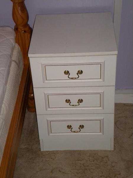 Three Drawer Bedside Cabinet