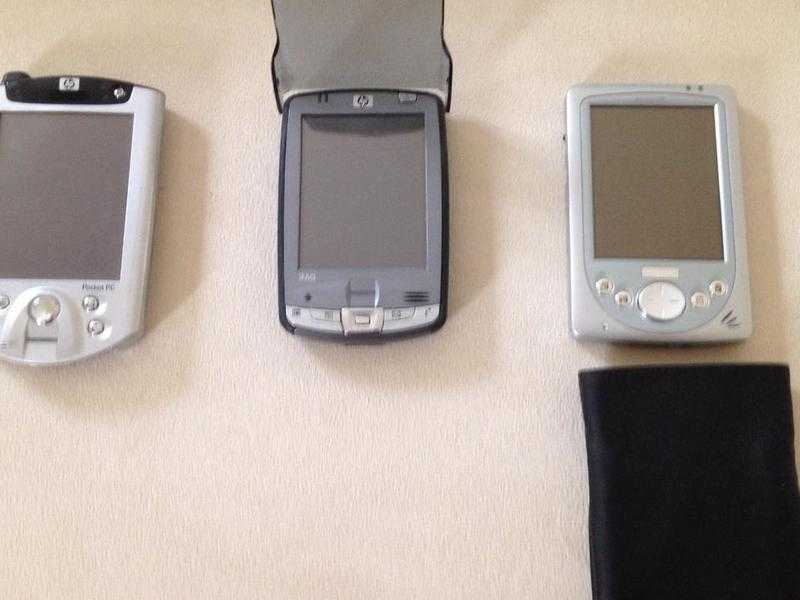Three Pocket PCs