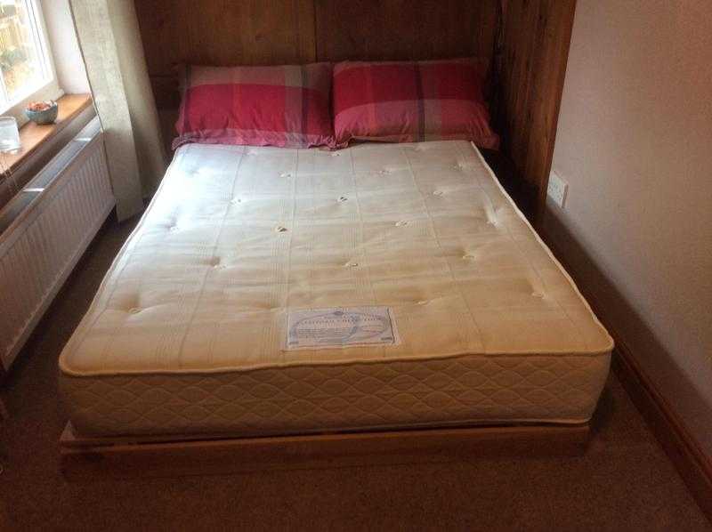 Three quarter size mattress and futon style base