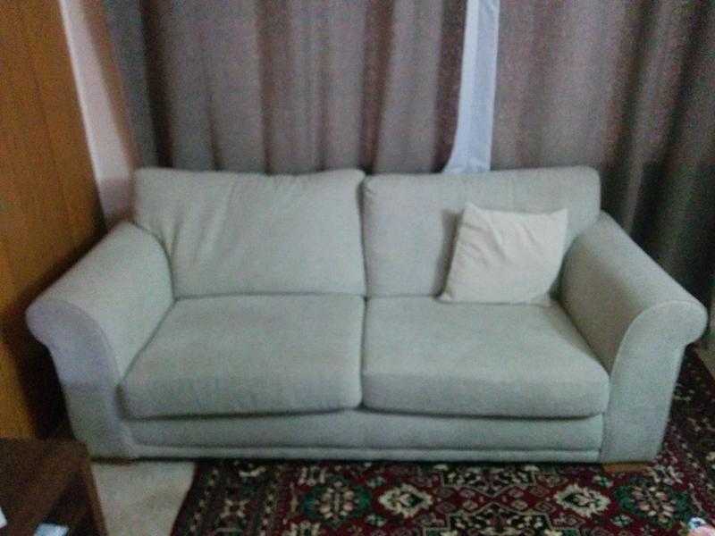 Three seater fabric sofa