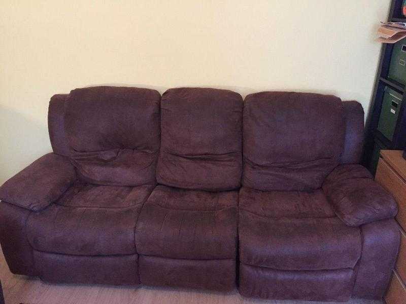 Three seater recliner sofa