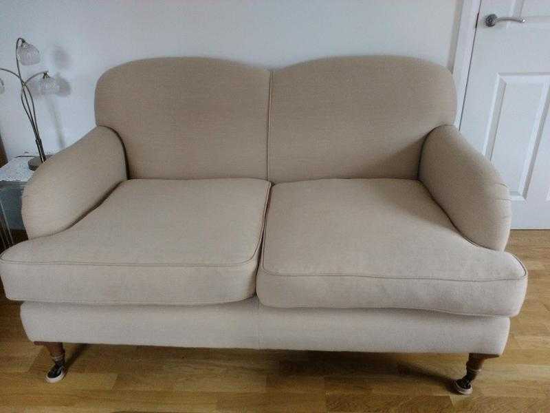 Three-seater sofa, oatmeal fabric