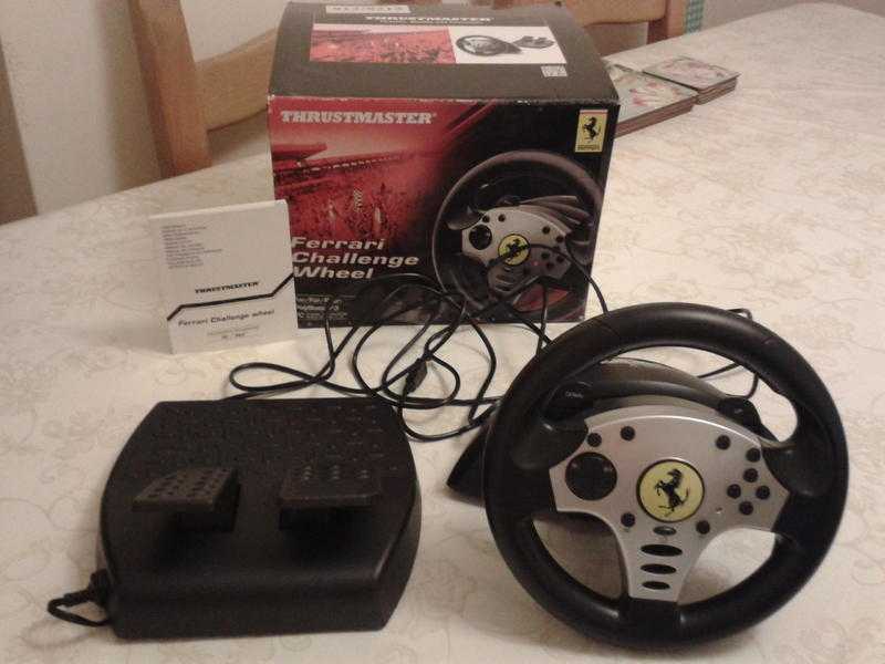 Thrustmaster PCPlaystation Ferrari Challenge Steering Wheel