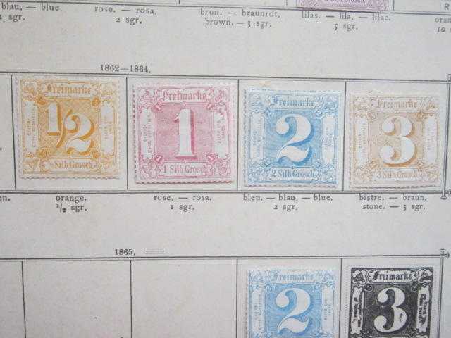 thurn and taxis 1959 mint lightly hinged 4 stamps in superb condition