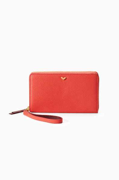 Tiburon Tech Wristlet - Deep Coral