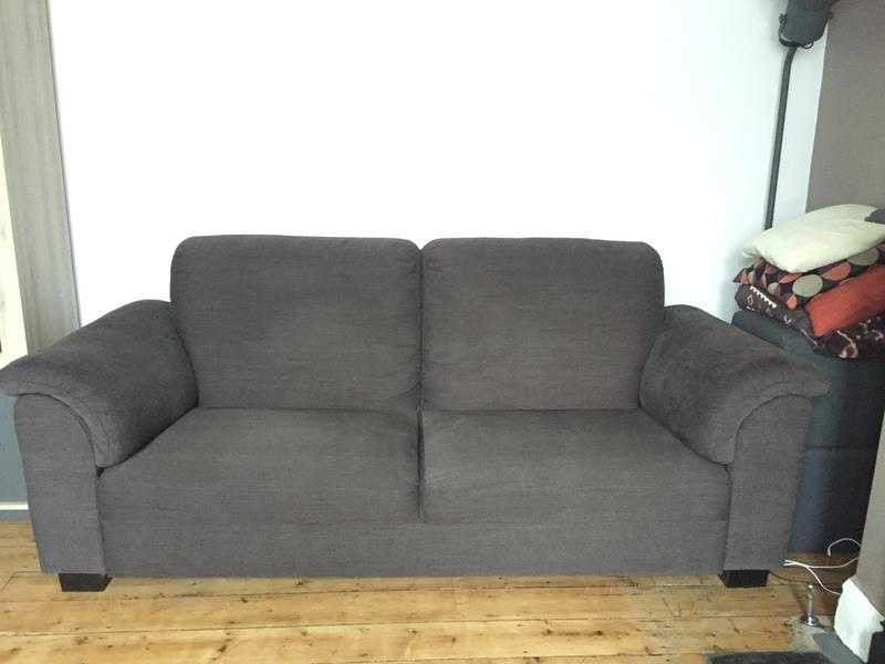 TIDAFORS Sofa Dark brown 3 seats