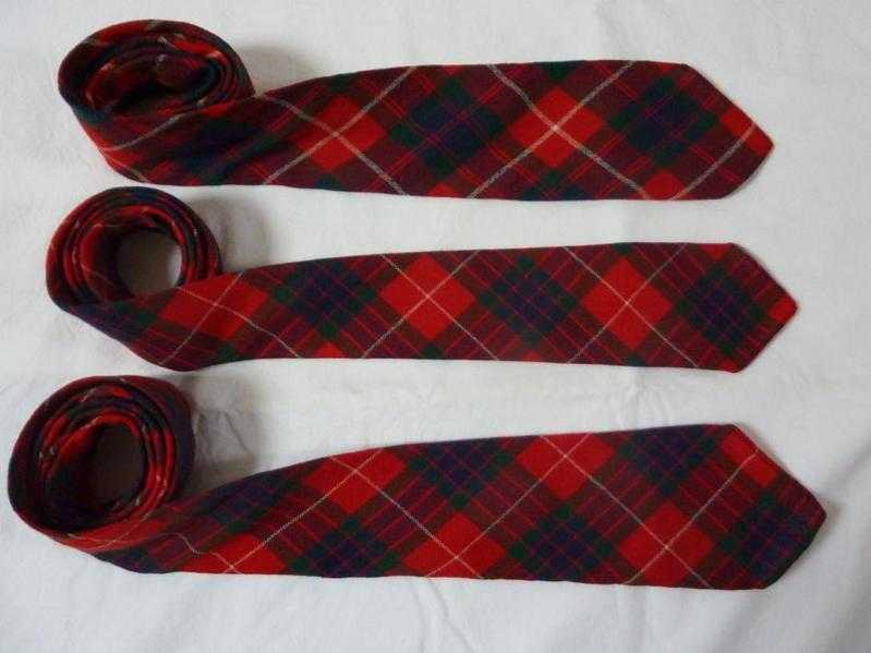 TIES - FRASER TARTAN, 100 Wool