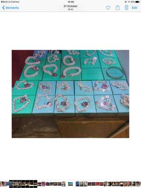 Tiffany style bracelets and earrings