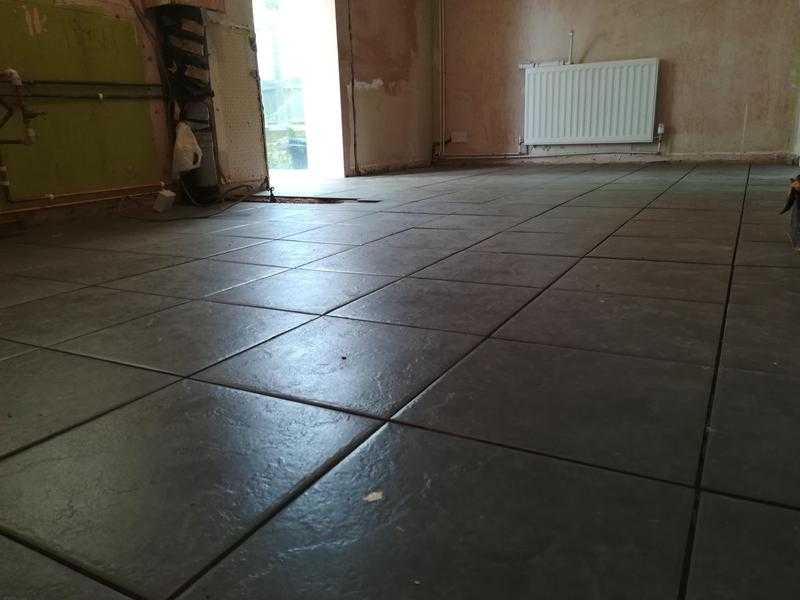 Tiling, painting and gardening