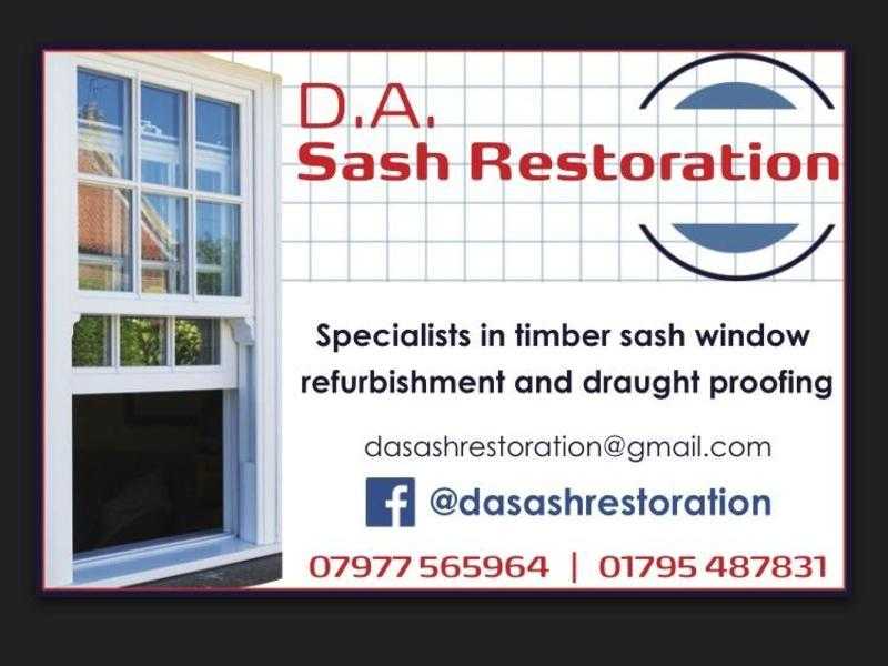 Timber sash window refurbishment and restoration