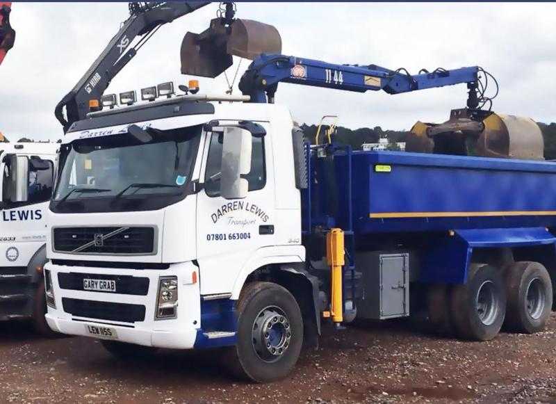 Tipper and Grab Lorry Hire available