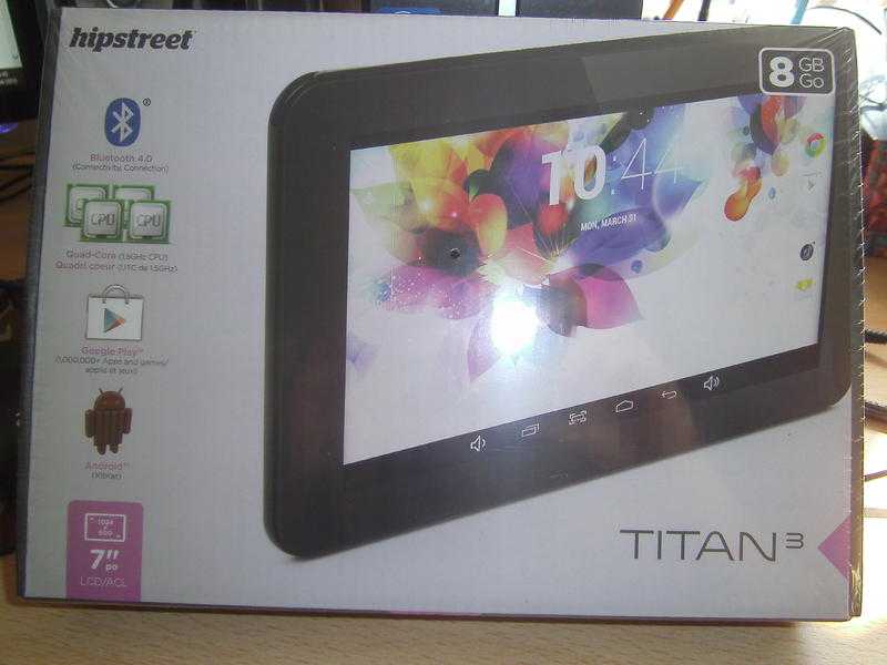 TITAN 3 Tablet 8Gb 7 Inch Screen Brand new in sealed box