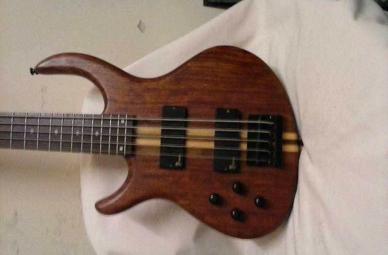 Tobias Toby Pro left handed 5string bass guitar