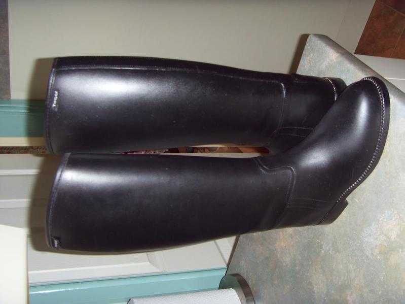 Toggi Rubber black riding boots